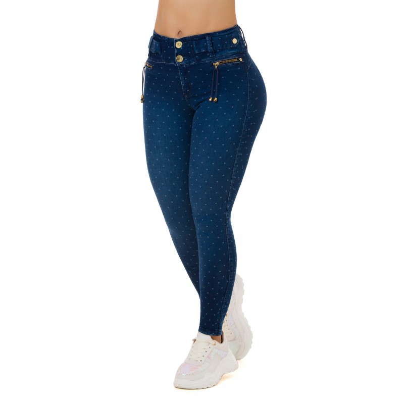 JEANS LEVANTACOLA BOTA TOBILLERO 52256PMT-N