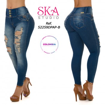 JEANS LEVANTACOLA BOTA PITILLO 52259DPAP-B