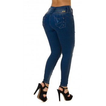 JEANS LEVANTACOLA BOTA PITILLO 71087DPAP-B