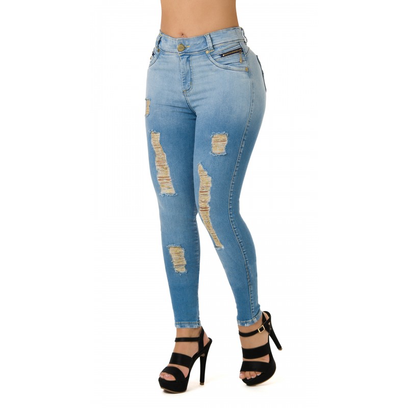 JEANS LEVANTACOLA BOTA PITILLO 71091DPDP-B