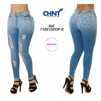 JEANS LEVANTACOLA BOTA PITILLO 71091DPDP-B