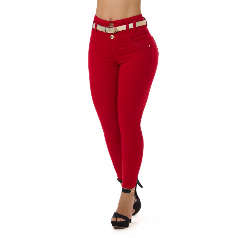 JEANS LEVANTACOLA BOTA TOBILLERO 52306PAT-B